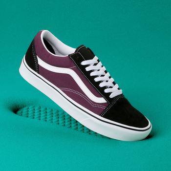 Damske Tenisky Vans Sport Comfycush Old Skool Čierne/Biele VA76IZJXN